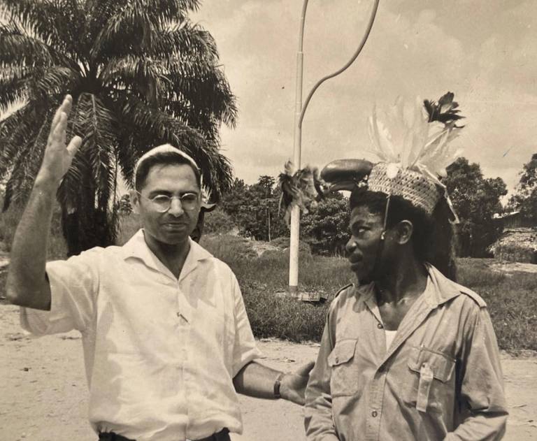 David Sompolinsky in Congo-Léopoldville, 1960