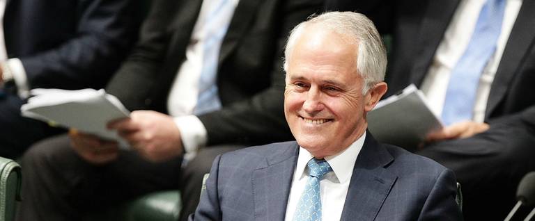 Australian Prime Minister Malcolm Turnbull in Parliament in Canberra, Australia, September 16, 2015. 