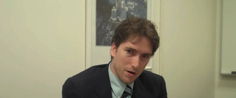 Screenshot of former White House speechwriter Darren Beattie from a video posted to YouTube