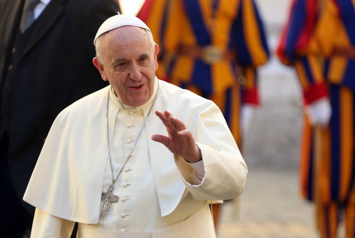  Pope Francis in Vatican City, May 10, 2015. (Franco Origlia/Getty Images)