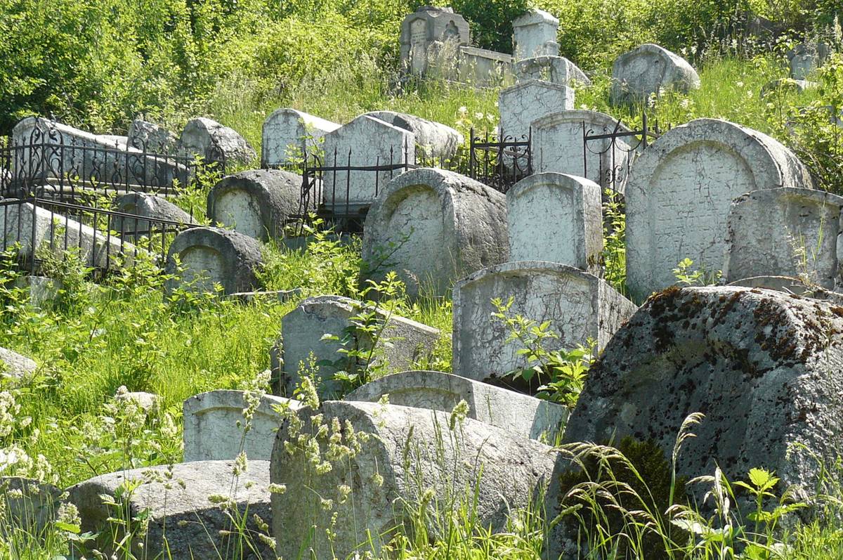 The Old Jewish Cemetery on the slopes of Trebević mountain in Sarajevo, Bosnia. (Wikimedia)