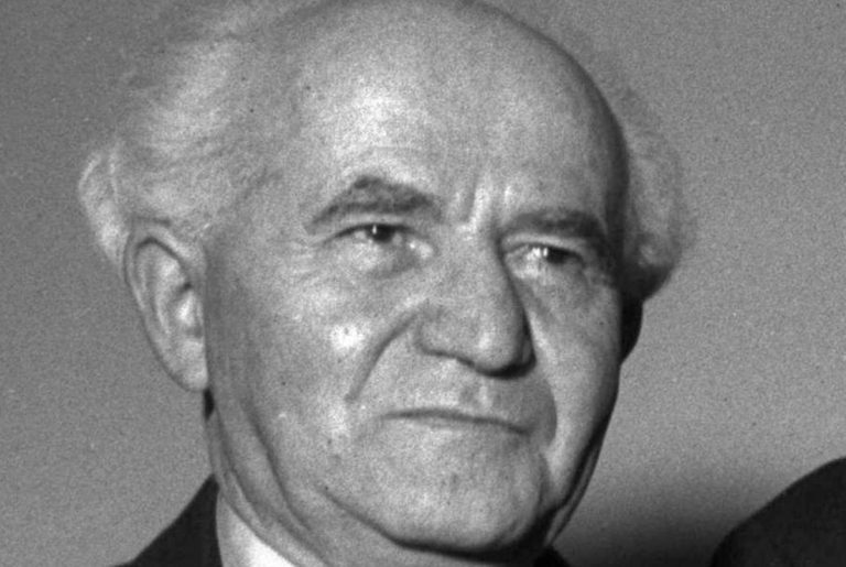 David Ben-Gurion.(Israel National Photo Collection)