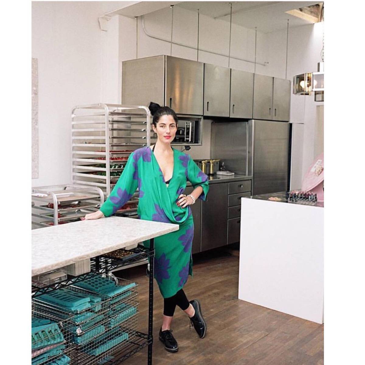 Zilberman in her test kitchen across from the Sweet Saba showroom in New York City. (Facebook)
