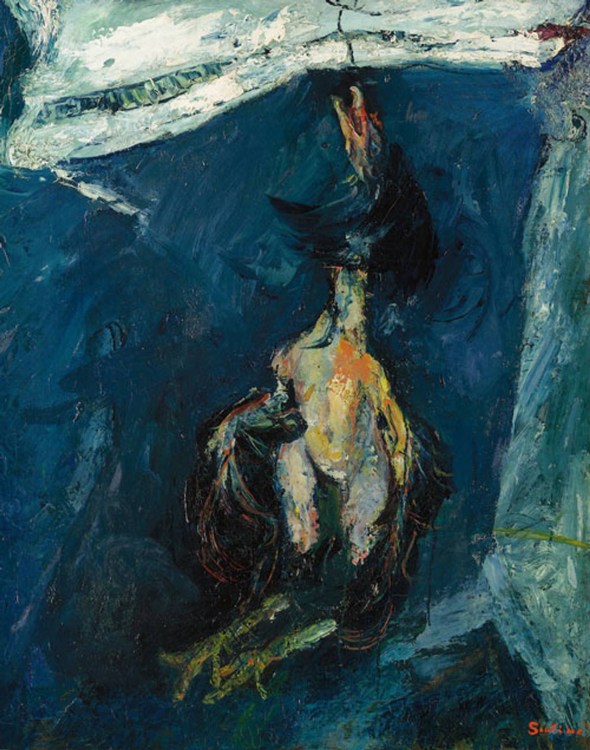 Chaim Soutine, ‘Hanging Turkey,’ circa 1925 (Private Collection, courtesy of McClain Gallery, Houston)