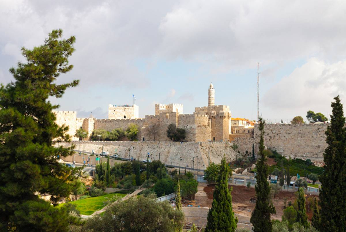 The entrance to Jerusalem's old city, near the Tower of David and Jaffa Gate(Shutterstock)