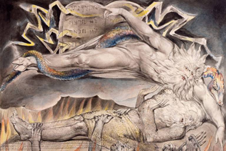 William Blake, Job’s Evil Dreams, 1825.(The Morgan Library & Museum)