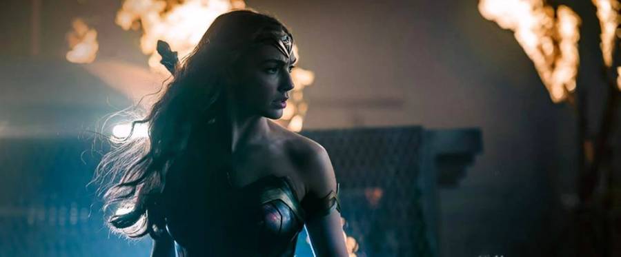 Gal Gadot as Wonder Woman in a still from the upcoming 'Justice League' movie.