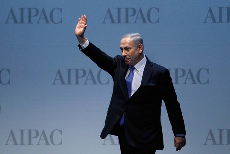 Prime Minister Netanyahu Monday.(Chip Somodevilla/Getty Images)
