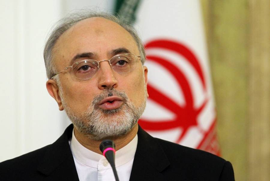 Foreign Minister Ali Akbar Salehi last month.(Atta Kenare/AFP/GettyImages)