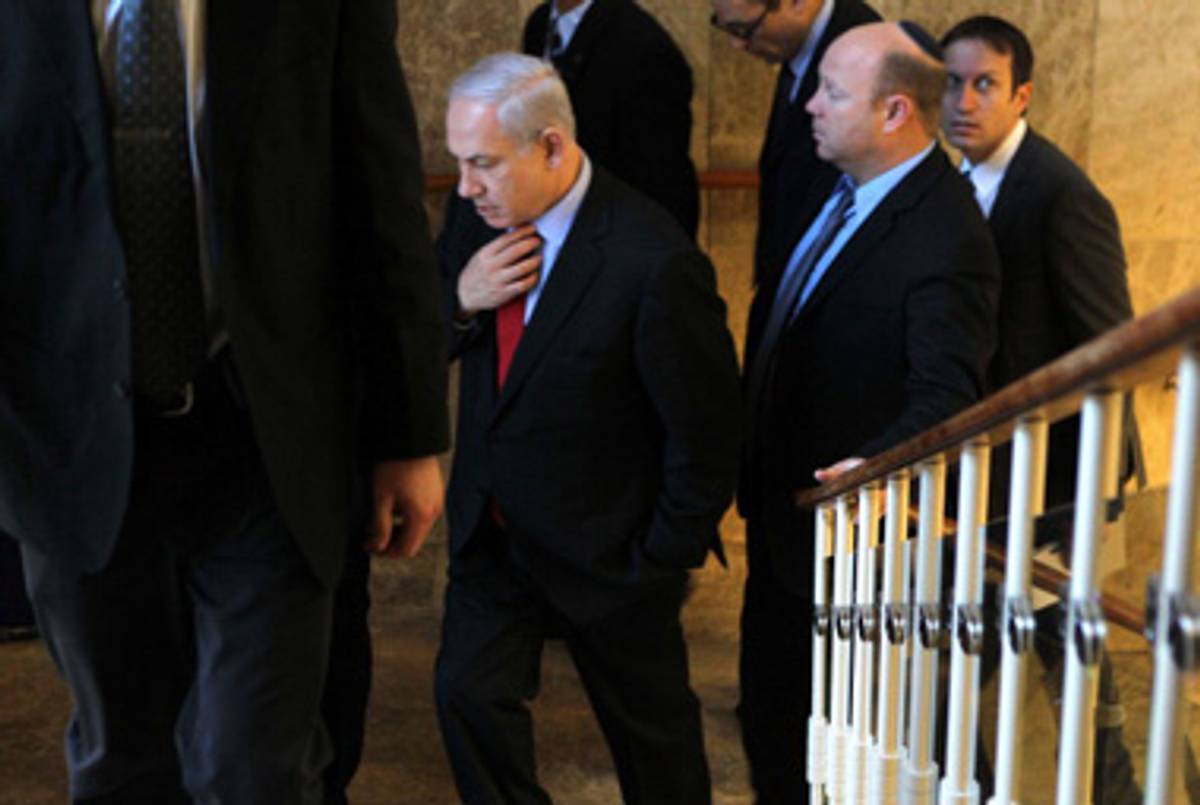 Netanyahu on Sunday.(Jim Hollander - Pool/Getty Images)