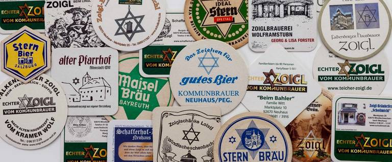 Beer coasters from breweries across Germany, 1960-2015
