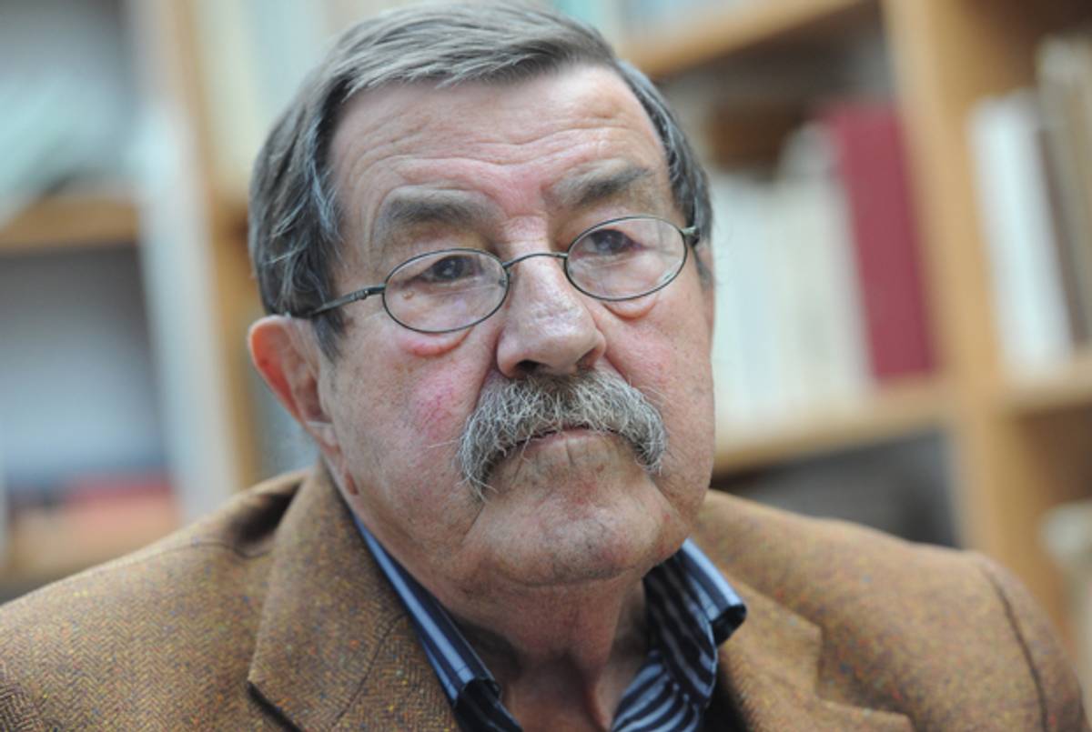German Nobel literature laureate Günter Grass at his house in the northern German town of Behlendorf on April 5, 2012. (Sebastian Willnow/Getty Images)