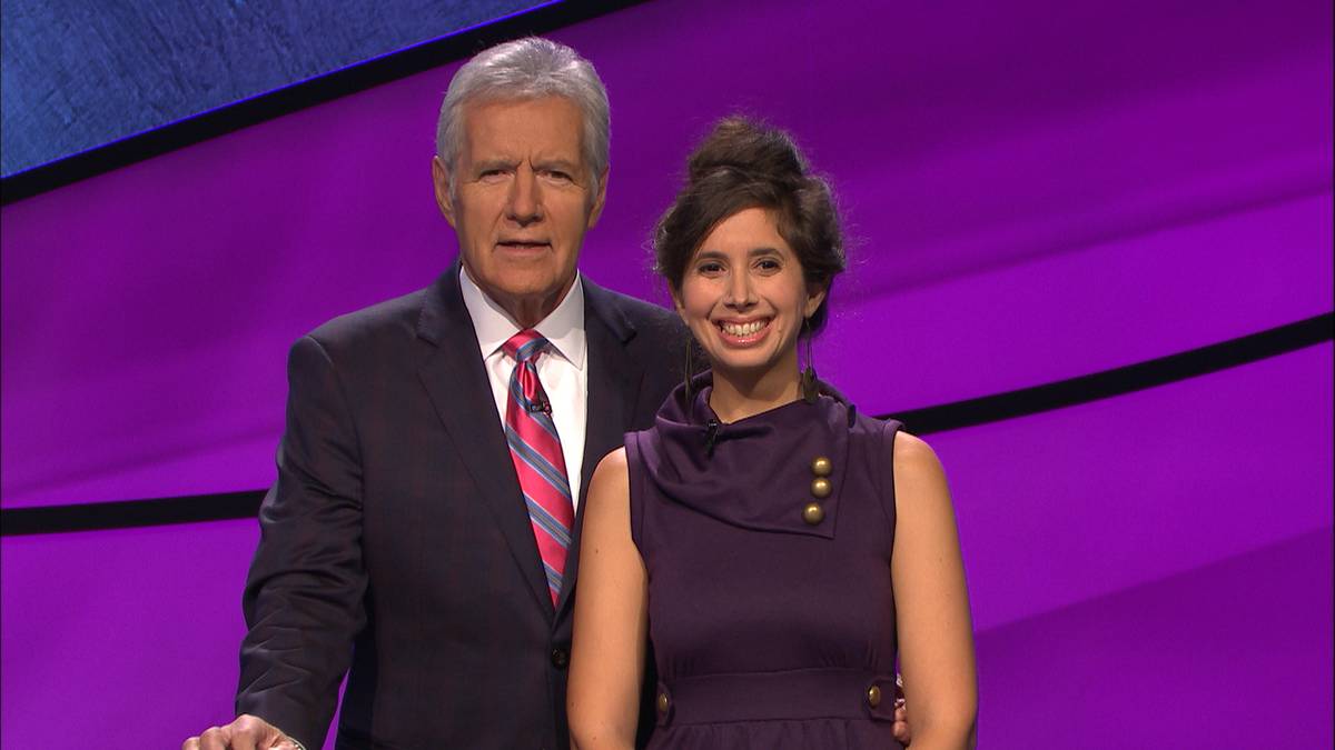 The author with Alex Trebek. (Image courtesy of the author)