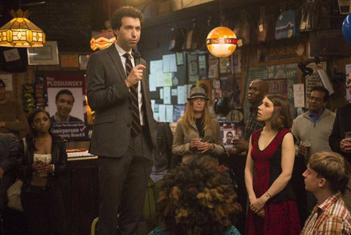 Alex Karpovsky and Zosia Mamet in a scene from 'Girls' Season 4, Episode 9. (Craig Blankenhorn/HBO)