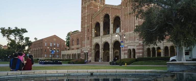 Royce Hall of UCLA on June 21, 2017 at Westwood, Los Angeles County, California, United States.