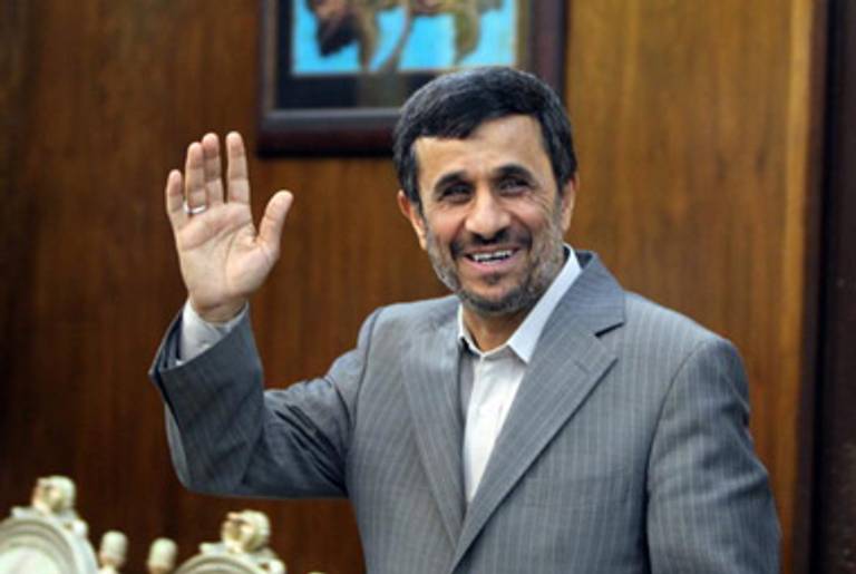 Iranian President Mahmoud Ahmadinejad earlier this month.(STR/AFP/Getty Images)