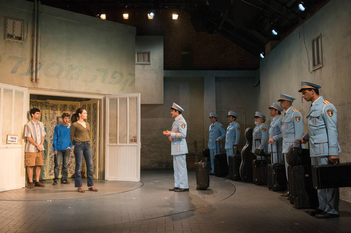 he company of Atlantic Theater Company’s The Band’s Visit. (Ahron R. Foster)