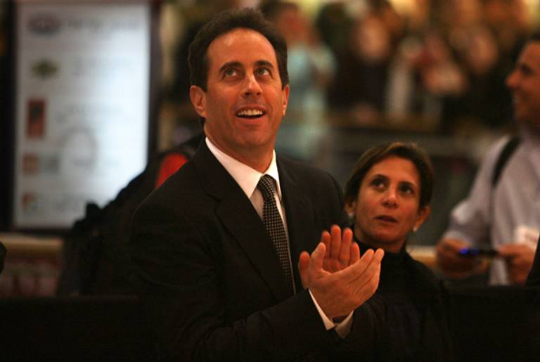 Jerry Seinfeld attends the premiere of the Bee Movie on November 25, 2007 in Tel Aviv, Israel. (Uriel Sinai/Getty Images)