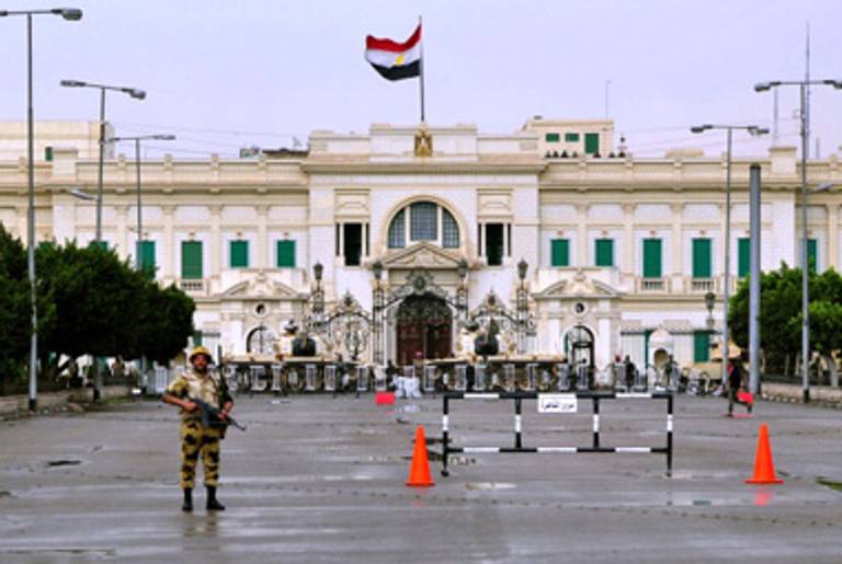 The presidential palace in Cairo today.(-/AFP/Getty Images)