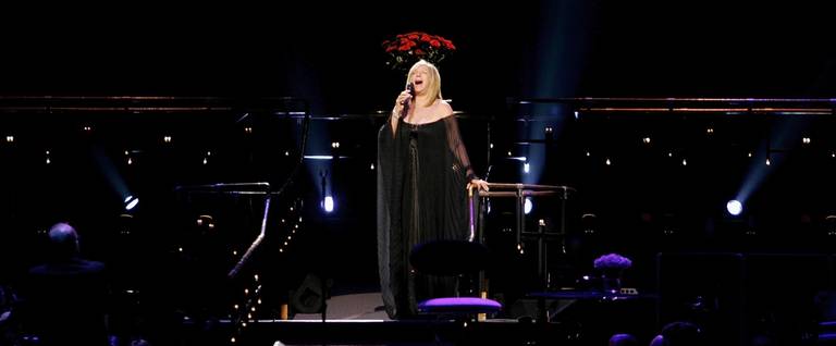 Barbra Streisand performing in London, England, July 18, 2007.