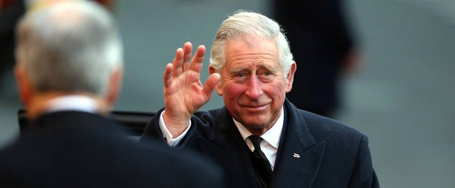 Prince Charles, Prince of Wales arrives for the memorial service of The Duke of Westminster at Chester Cathedral in Chester, England, November 28, 2016. 