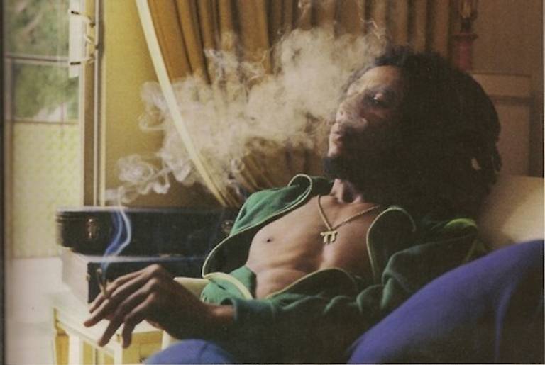Bob Marley With Chai (Photo © Kim Gottlieb-Walker, from her book "Bob Marley and the Golden Age of Reggae")