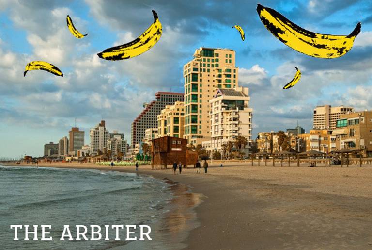 (Collage: Tablet Magazine; Tel Aviv: Shutterstock)