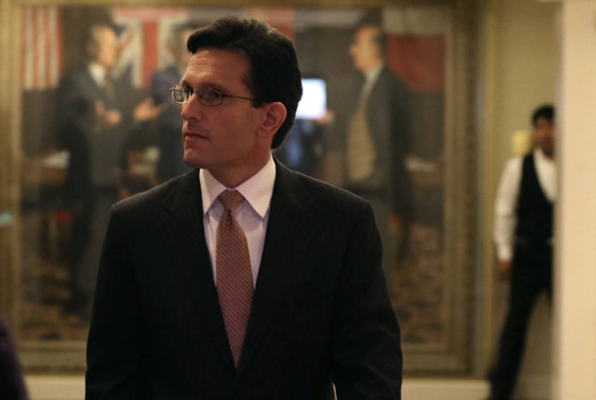 House Majority Leader Eric Cantor on February 5, 2013 in Washington, DC. (Mark Wilson/Getty Images)