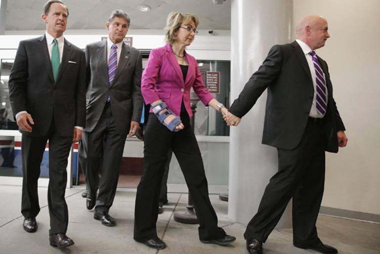 Gabby Giffords Meets With Legislators On Capitol Hill Regarding Gun Control Bill(Chip Somodevilla/Getty Images)