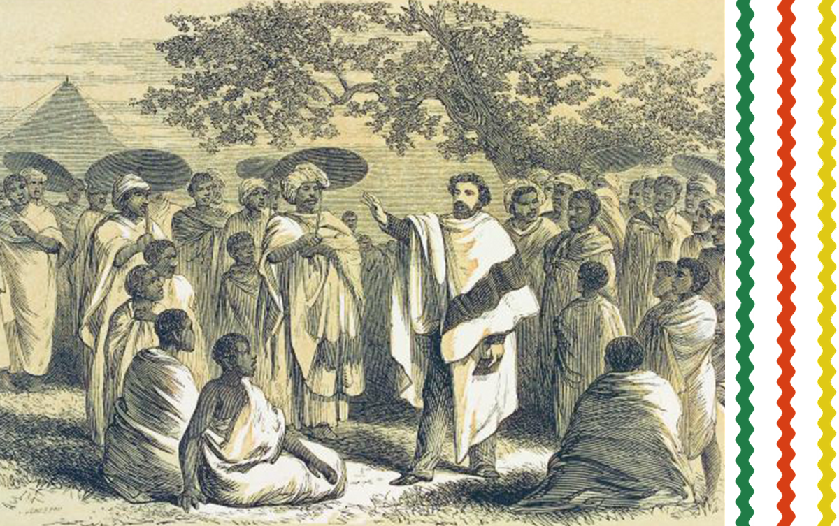 Missionary Henry Aaron Stern preaches Christianity to Beta Israel, 1862