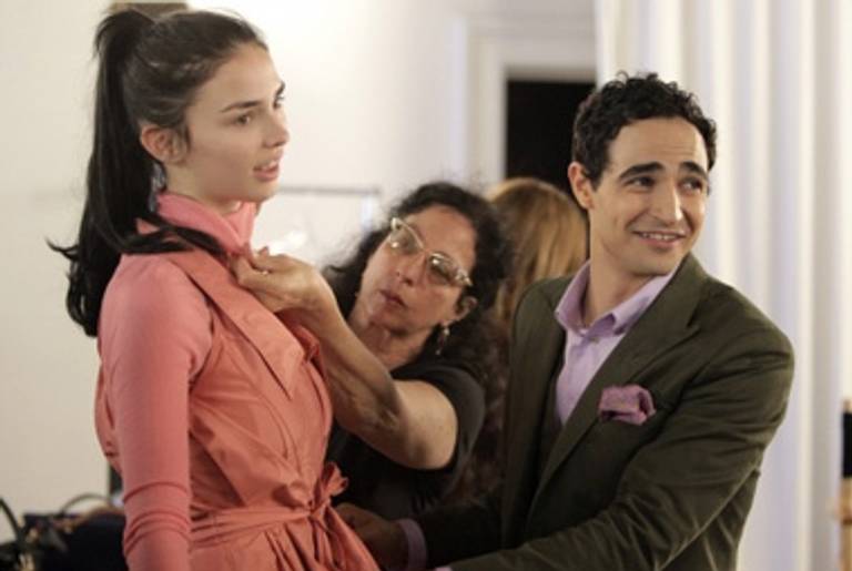 Two Jews: Esther Petrack and Zac Posen.(The CW)