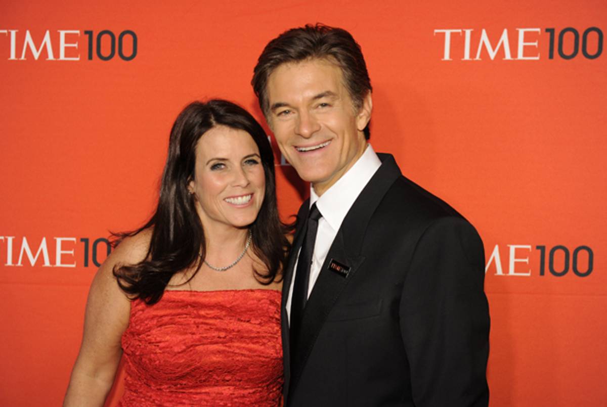 Dr. Mehmet Oz and his wife Lisa attend the Time 100 Gala celebrating the Time 100 issue of the Most Influential People In The World at Jazz at Lincoln Center on April 24, 2012 in New York.(TIMOTHY A. CLARY/AFP/Getty Images)