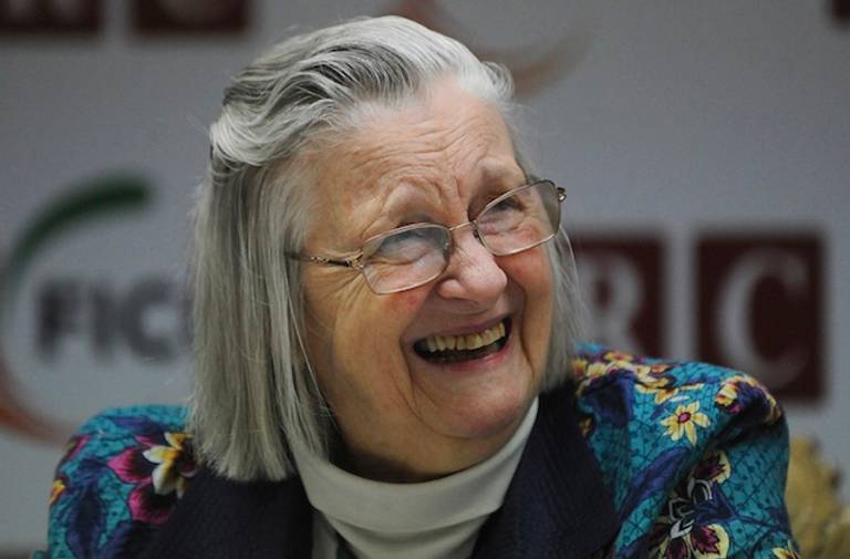 Ostrom in 2011. (RAVEENDRAN/AFP/Getty Images)