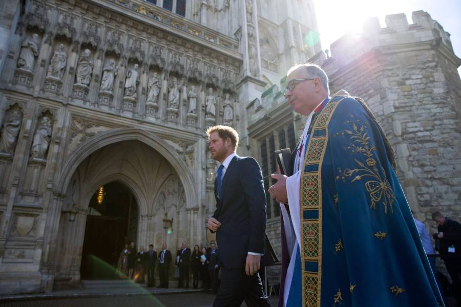 Harry at Westminster Abbey, 2016