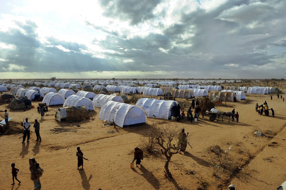 ‘Dadaab is not a war zone in the strictest sense. But it inflicts a cruel stasis: Few can leave, and life can’t progress for the residents until they leave.’ The Dadaab refugee camp in Kenya, the largest refugee camp in the world, 2011.