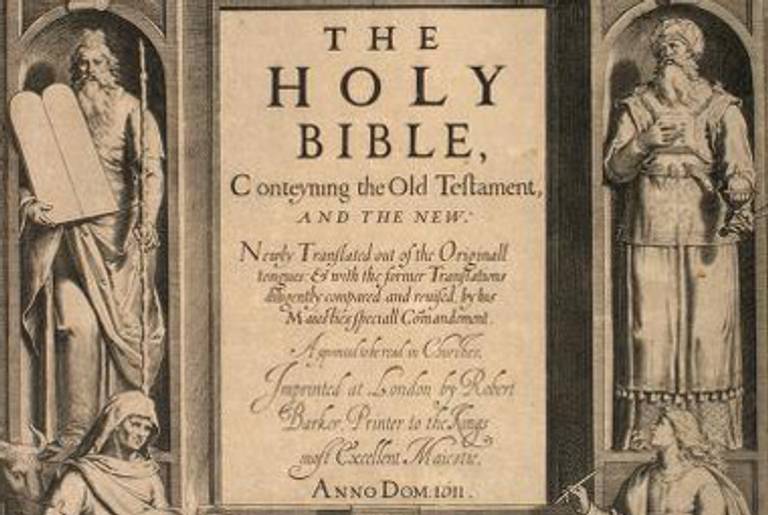 The first edition of the King James Bible, 1611.(Library of Congress)