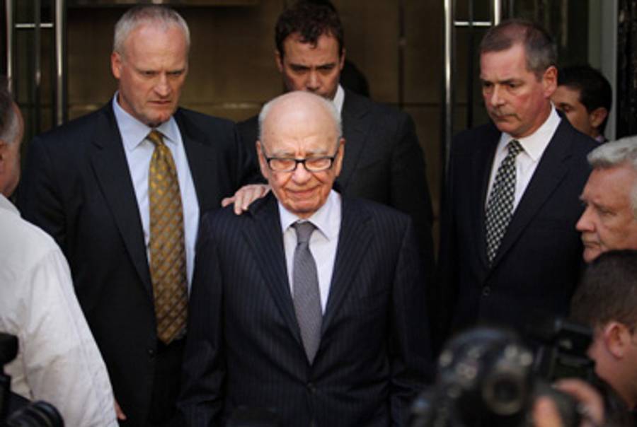 Rupert Murdoch late last week.(Peter Macdiarmid/Getty Images)