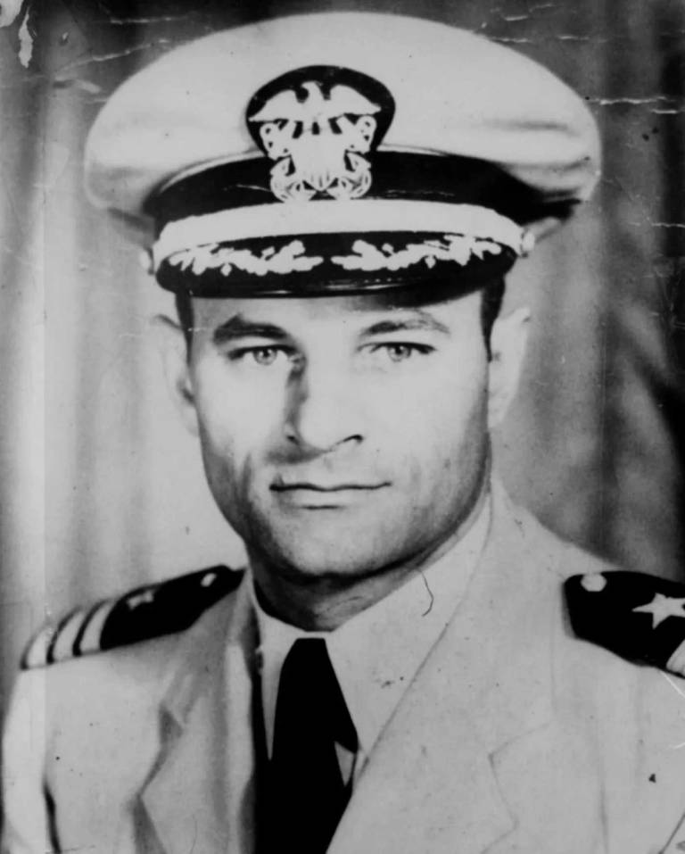 Thomas Oxendine, the first Native American to be commissioned as a pilot in the Navy, was a member of the Lumbee Tribe of North Carolina. He was commissioned during World War II.