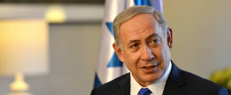 Israeli Prime Minister Benjamin Netanyahu in Berlin, Germany, October 22, 2015. 