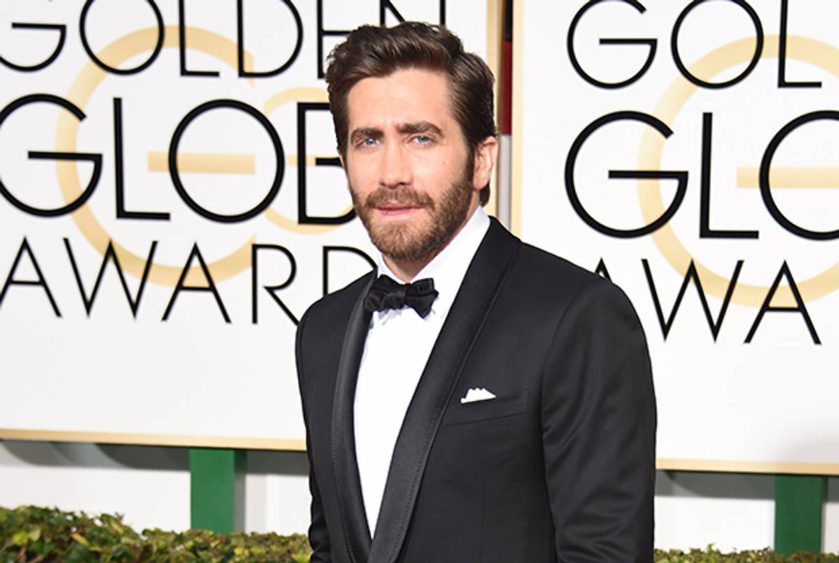 Jake Gyllenhaal at the Golden Globe Awards on January 11, 2015. (Mark Ralston/AFP/Getty Images)