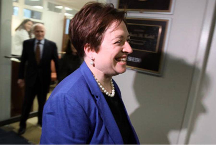 Kagan today on Capitol Hill.(Mark Wilson/Getty Images)