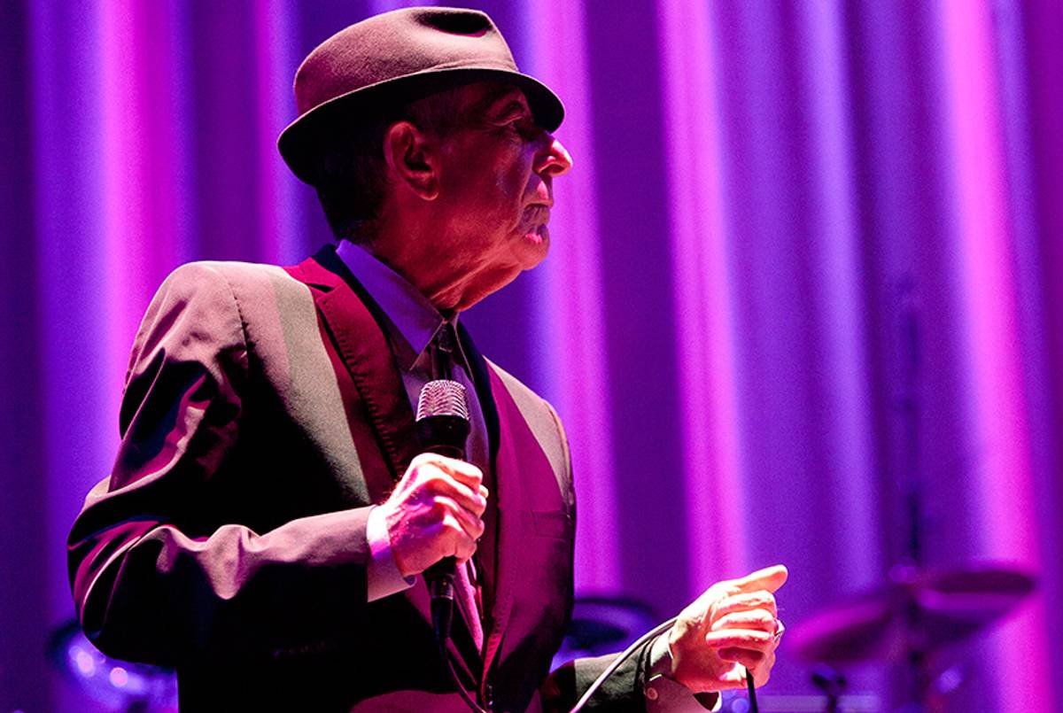 Leonard Cohen at Madison Square Garden on Dec. 18, 2012. (Mike Lawrie/Getty Images)