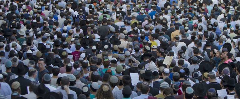 Jews in Jerusalem, June 15, 2014. 
