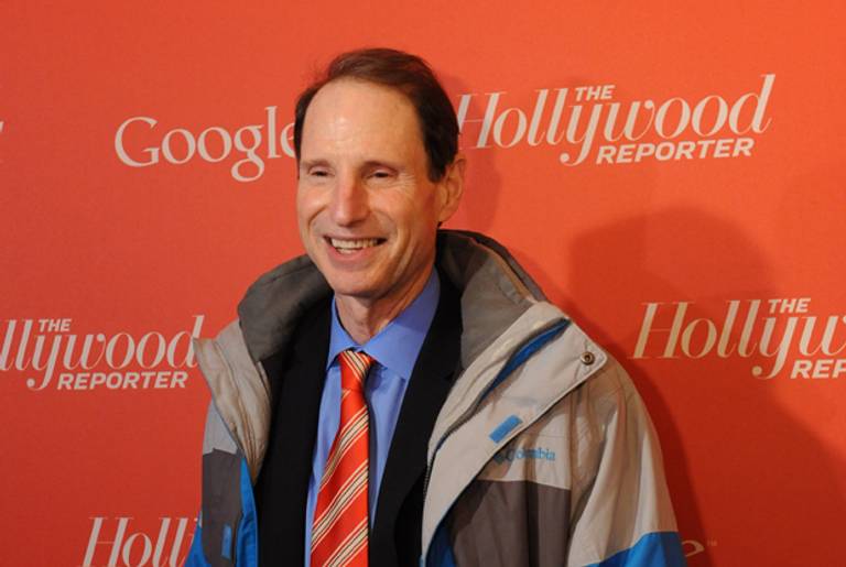 US Senator Ron Wyden, D-OR, arrives at a red carpet event hosted by Google and the Hollywood Reporter on the eve of the annual White House Correspondents’ Association dinner in Washington on April 27, 2012.(NICHOLAS KAMM/AFP/GettyImages)