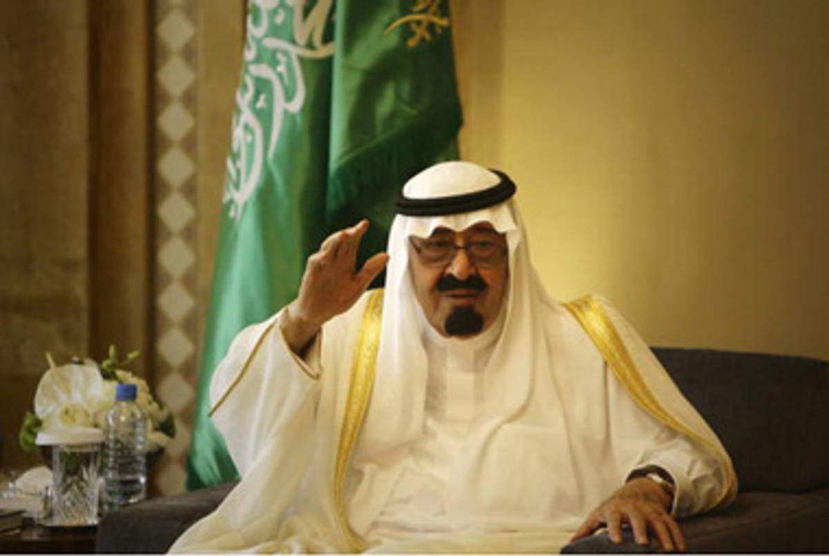 Saudi King Abdullah.(Joseph Eid/AFP/Getty Images)
