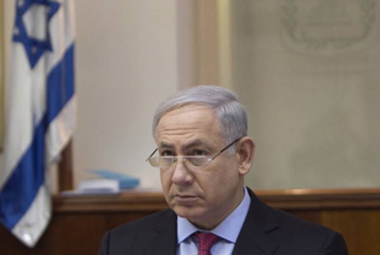Prime Minister Netanyahu yesterday.(Ronen Zvulun/AFP/Getty Images)