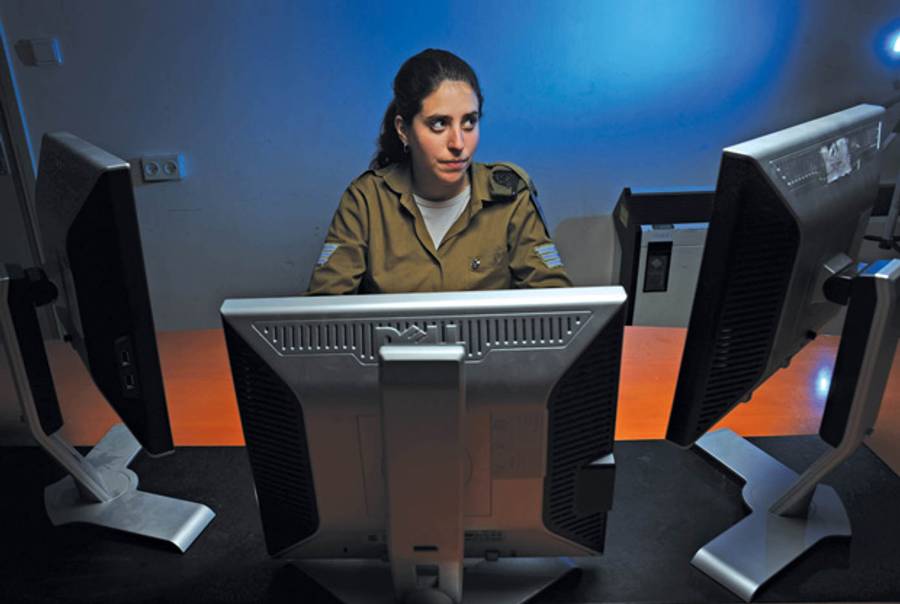 Former Sgt. Talia Wissner-Levy of the New Media desk.(Jonathan Ben David/IDF)