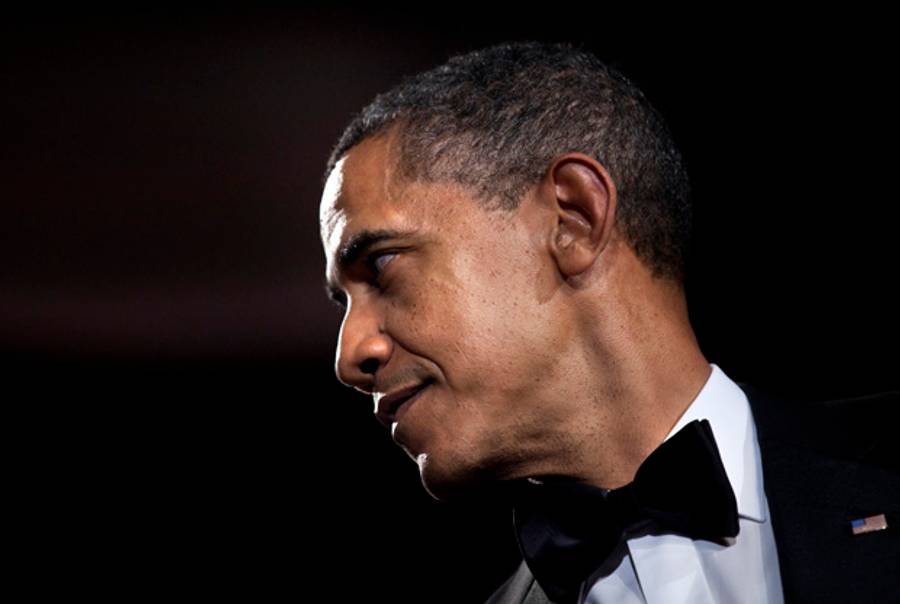 President Obama last weekend.(Brendan Smialowski/Getty Images)