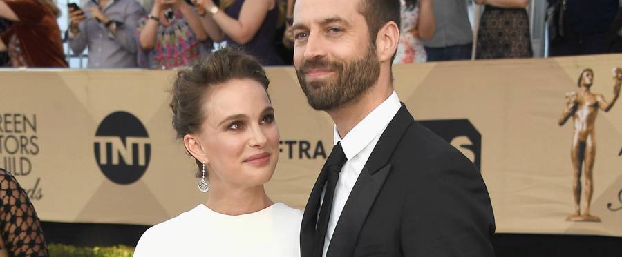 Actor Natalie Portman and her husband Benjamin Millepied attend The 23rd Annual Screen Actors Guild Awards at The Shrine Auditorium in Los Angeles, California, January 29, 2017. 
