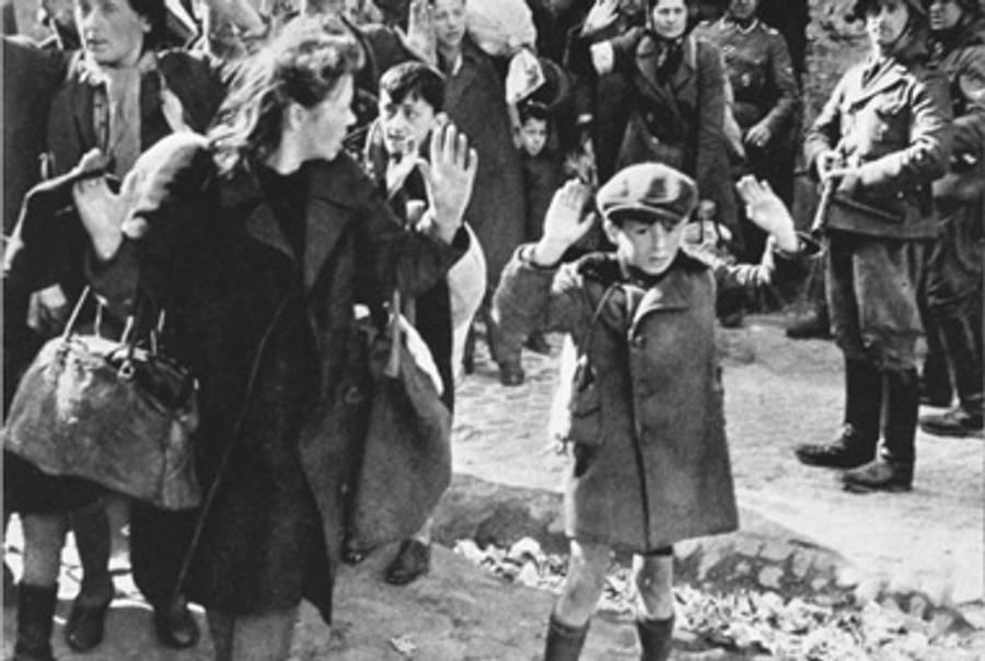 The 1943 image at the heart of Dan Porat's The Boy.(Deutsches Bundesarchiv via Wikimedia Commons)